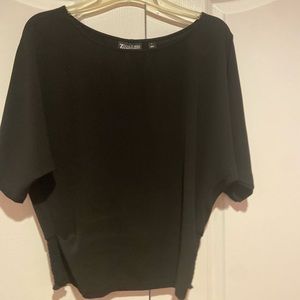 7th Avenue Dolman black blouse
